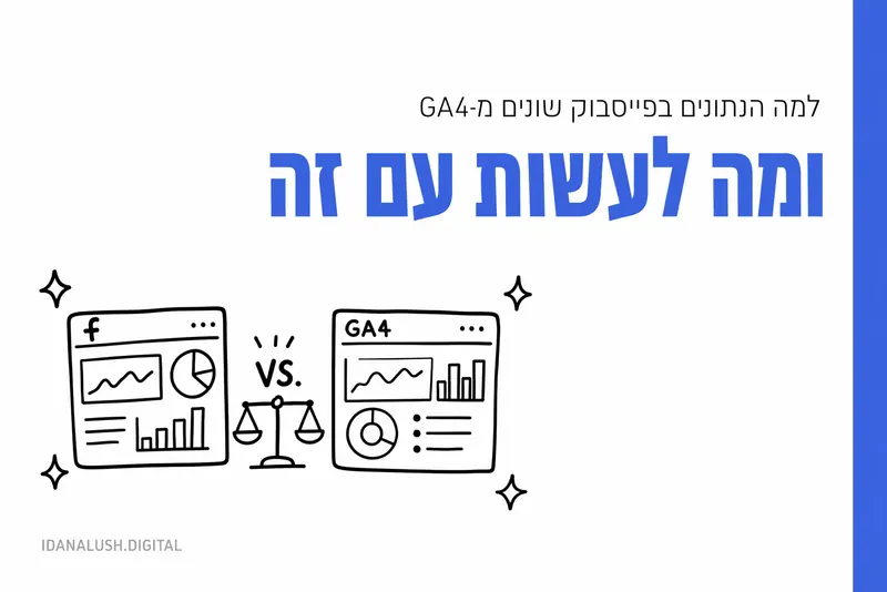 למה הנתונים בפייסבוק לא מסתדרים עם GA4 ומה לעשות עם זה